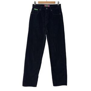 Empyre Tori 90s Corduroy Skate Pants Women's 8 Black 100% cotton Straight Leg